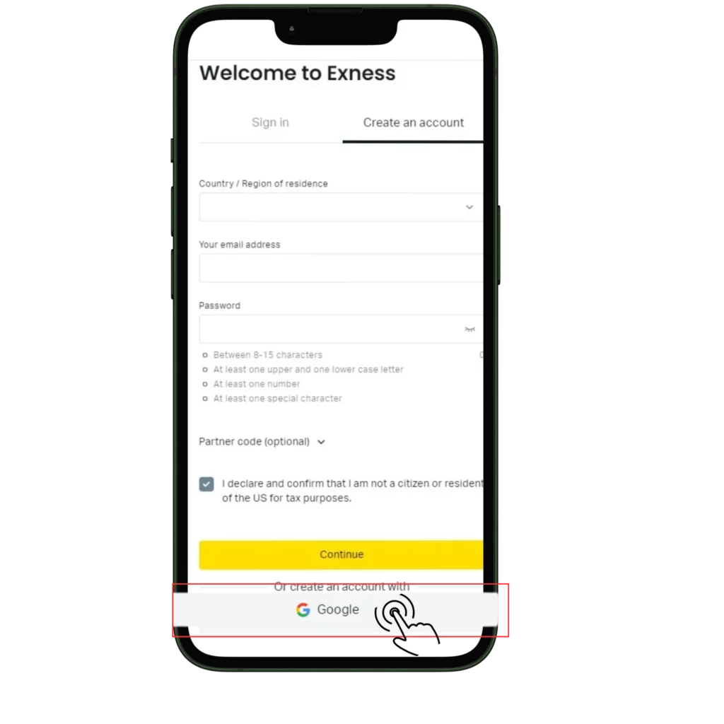 Open an Exness Account